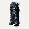 DARKLIGHT SCHWARZ WEISSE BLUSE 005 6 Blusen Damen - 100 % Baumwolle - GERMENS artfashion