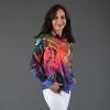 Unique blouse for women - GALACTICA - 100% cotton - GERMENS artfashion - Sizes XS to 3XL