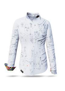 Unique blouse for women - ARTIKEL 3GG - 100% cotton -...