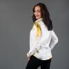 NEBULA WEISS GELB GRAUE BLUSE 109 Blusen Damen - 100 % Baumwolle - GERMENS artfashion