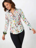 Unique blouse for women - FRISKY - 100% cotton - GERMENS artfashion - Sizes XS to 3XL