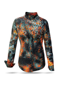 ausgefallene Damenbluse für Damen - TARNA SOL - 100...