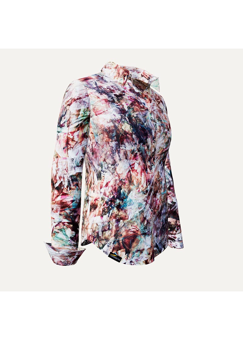 MARMOR - Pastellfarben gemusterte Bluse - GERMENS