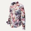 Unique blouse for women - MARMOR - 100% cotton - GERMENS artfashion - Sizes XS to 3XL