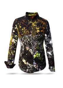 ausgefallene Damenbluse für Damen - ASTRONAX - 100 %...