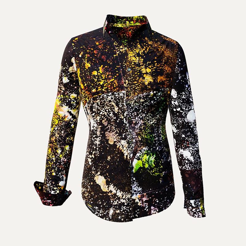 Unique blouse for women - ASTRONAX - 100% cotton - GERMENS artfashion - Sizes XS to 3XL