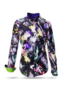 ausgefallene Damenbluse für Damen - TEMPERAMENT -...