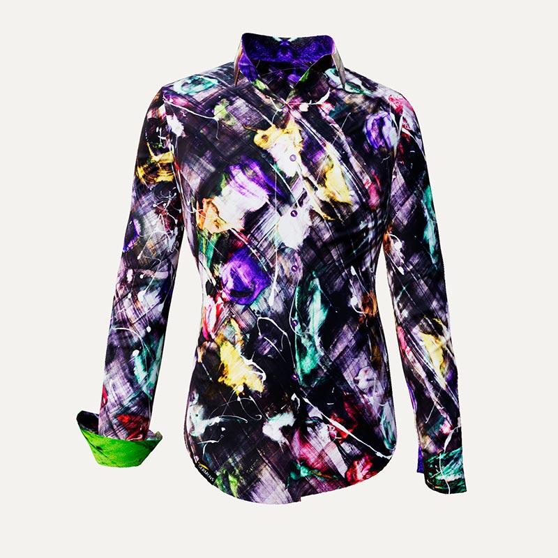 Unique blouse for women - TEMPERAMENT - 100% cotton - GERMENS artfashion - Sizes XS to 3XL