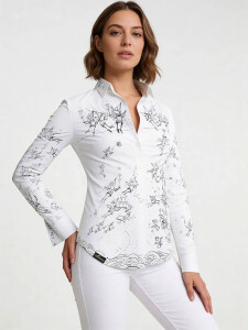 Unique blouse for women - SCHRÄGE VÖGEL AM TAG...