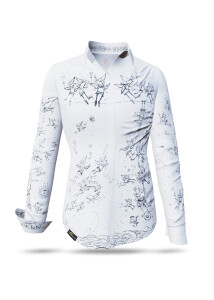 Unique blouse for women - SCHRÄGE VÖGEL AM TAG...