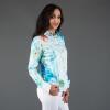 Unique blouse for women - NARINA - 100% cotton - GERMENS artfashion - Sizes XS to 3XL