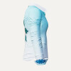 APFELWEIBCHEN - Hellblaue Bluse mit Mandelbrotgrafik - GERMENS XS