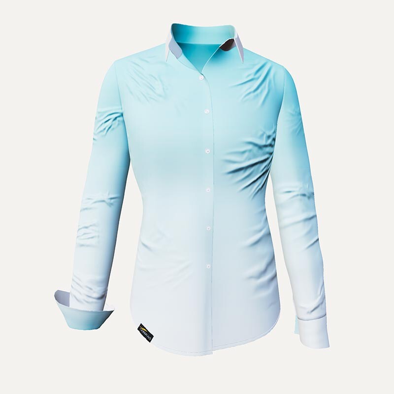 ausgefallene Damenbluse für Damen - APFELWEIBCHEN - 100 % Baumwolle - GERMENS artfashion - Größen XS bis 3XL