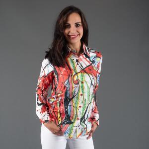 Unique blouse for women - CHILONGA - 100% cotton -...