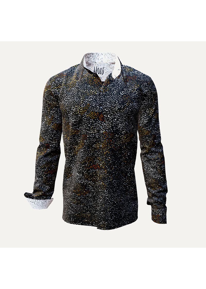 Entdecke bunte Hemden Herren MOOS - 100 % Baumwolle
