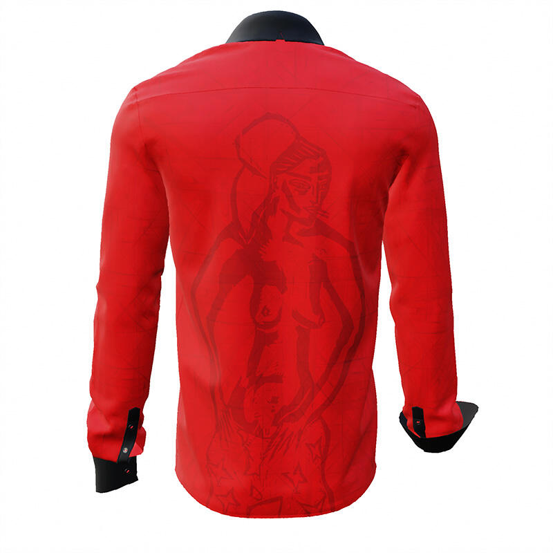 GOETTIN (GODDESS) - Red men´s shirt 
