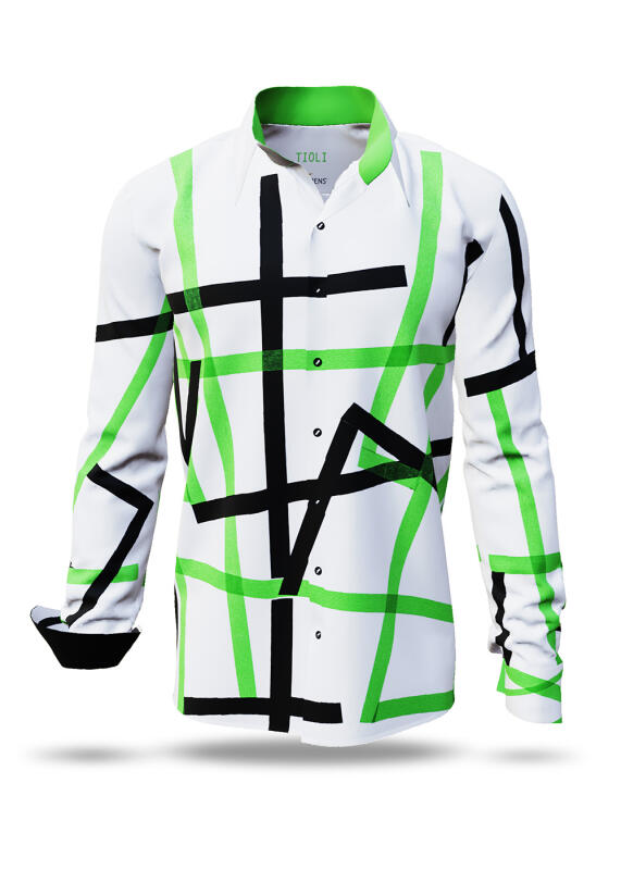 Discover colorful button up shirts for men TIOLI - 100% cotton