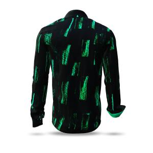 SANFTMUT - Black shirt with turquoise - GERMENS