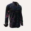DELTA X - Black shirt with dots of color - GERMENS