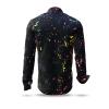 DELTA X - Black shirt with dots of color - GERMENS