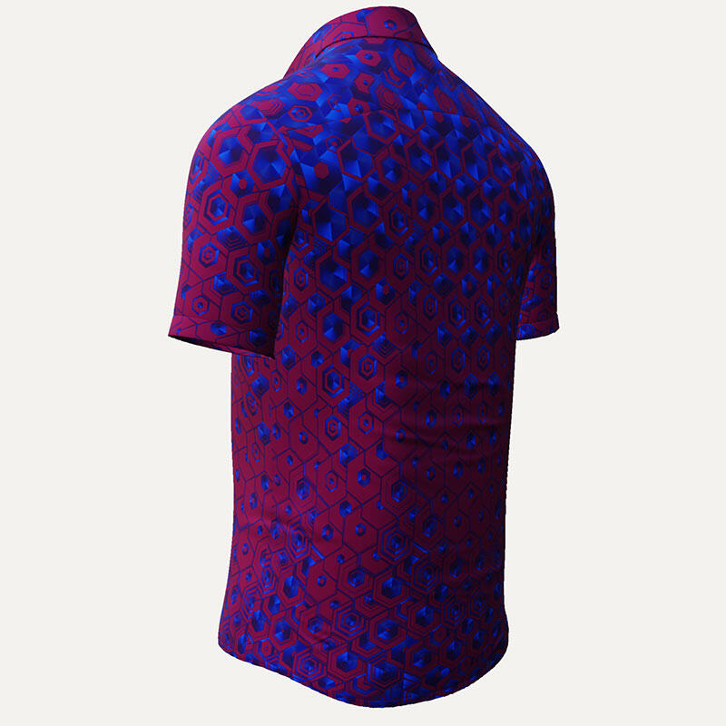PLUSMINUS - Colorful shirt short sleeve - GERMENS