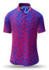 Summer shirt for men HEXAGON AMETHYST - 100% cotton - 10 sizes from XS to 6XL - exceptional design - finest workmanship - fabrics made in Germany - limited edition and exclusive