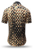 Summer shirt for men HEXAGON KUPFER - 100% cotton - 10 sizes from XS to 6XL - exceptional design - finest workmanship - fabrics made in Germany - limited edition and exclusive