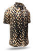 Summer shirt for men HEXAGON KUPFER - 100% cotton - 10 sizes from XS to 6XL - exceptional design - finest workmanship - fabrics made in Germany - limited edition and exclusive