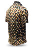 Herrenhemden Kurzarm HEXAGON KUPFER – GERMENS artfashion – 100 % Baumwolle - Größe 6XL