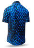 HEXAGON KOBALT Sommerhemd - 100 % Baumwolle - GERMENS artfashion