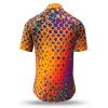 Summer button shirt HEXAGON WISMUT - GERMENS