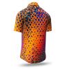 Summer button shirt HEXAGON WISMUT - GERMENS