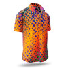 Summer button shirt HEXAGON WISMUT - GERMENS