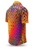 Button Down Shirts Short Sleeve HEXAGON WISMUT – GERMENS artfashion – 100 % Cotton - Size L