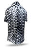 Summer shirt for men HEXAGON ONYX - 100% cotton - 10 sizes from XS to 6XL - exceptional design - finest workmanship - fabrics made in Germany - limited edition and exclusive