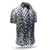 Summer button shirt HEXAGON ONYX - GERMENS