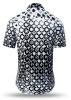 Summer shirt for men HEXAGON ONYX - 100% cotton - 10 sizes from XS to 6XL - exceptional design - finest workmanship - fabrics made in Germany - limited edition and exclusive