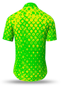 Sommerhemd Herren HEXAGON URANIO - 100 % Baumwolle - 10...