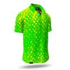 Summer button shirt HEXAGON URANIO - GERMENS