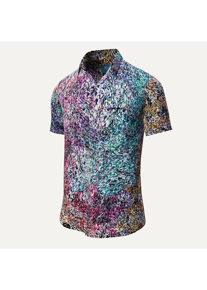 FRAXI MULTISE - Buntes Sommerhemd Herren - GERMENS