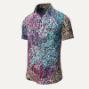 Herrenhemden Kurzarm FRAXI MULTISE – GERMENS artfashion – 100 % Baumwolle - Größe S