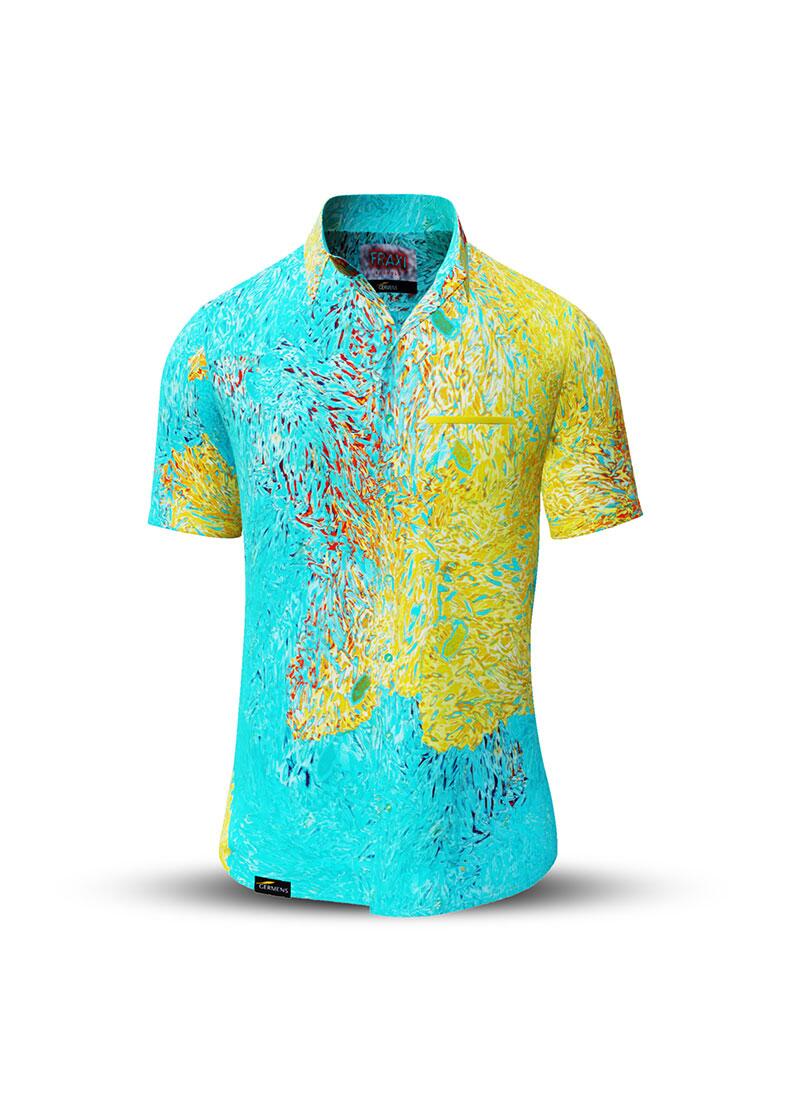 Button up shirt for summer FRAXI BERMULO - GERMENS