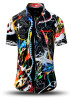 Summer shirt for men PARADIES II - 100% cotton - 10 sizes from XS to 6XL - exceptional design - finest workmanship - fabrics made in Germany - limited edition and exclusive