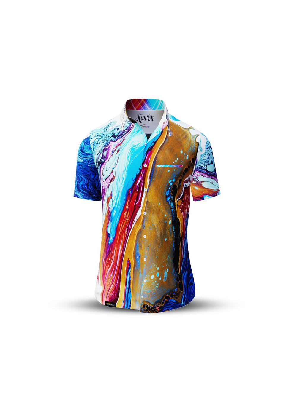 Buntes Sommerhemd Herren HAUOLI - GERMENS
