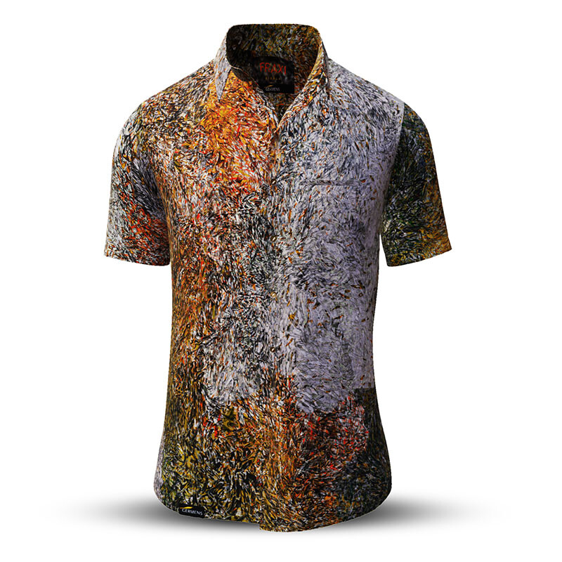 Summer shirt for men FRAXI KIXALA - 100% cotton - 10 sizes from XS to 6XL - exceptional design - finest workmanship - fabrics made in Germany - limited edition and exclusive