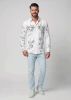 Discover colorful button up shirts for men SCHRÄGE VÖGEL AM TAG - 100% cotton