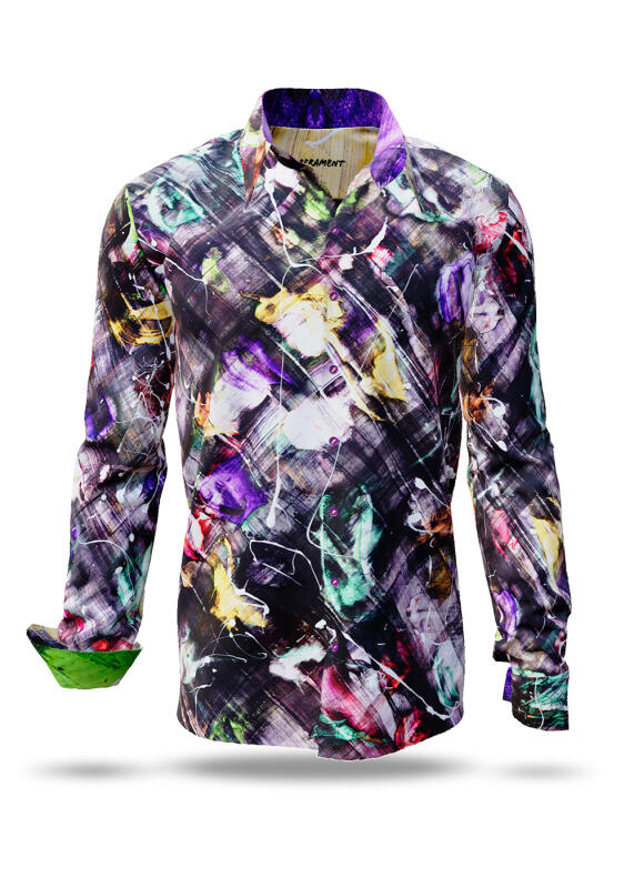 Discover colorful button up shirts for men TEMPERAMENT - 100% cotton