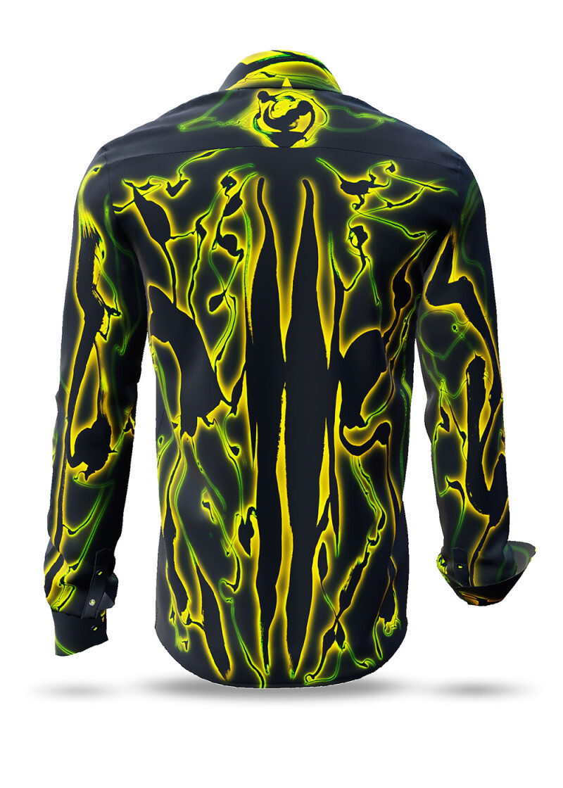 TERRA GREEN - Schwarz grnes Hemd - GERMENS