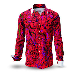 REDTRAIN - Red patterned shirt - GERMENS