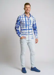 Discover colorful button up shirts for men ANDERS - 100%...